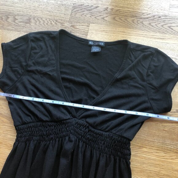 Miss Chievous Black Colorblock Stripe Dress Size Small - Picture 6 of 7